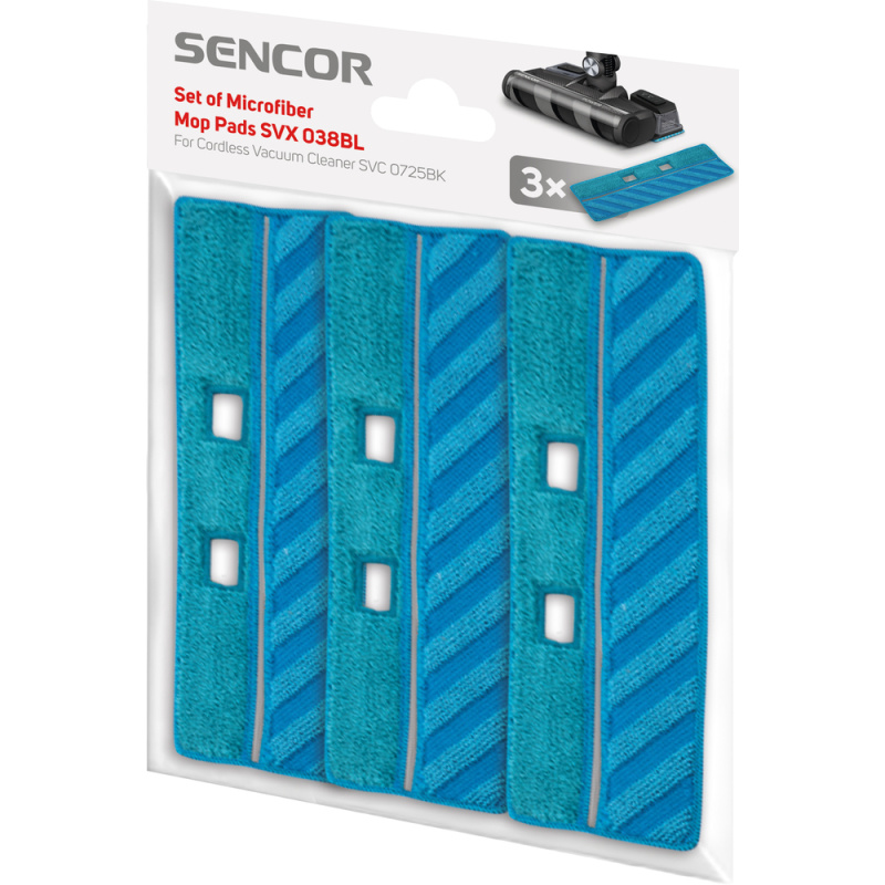 Sencor SVX 038BL Sada Mopovacích Polštářků