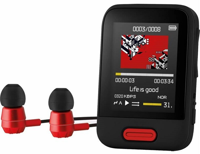 Sencor SFP 7716 BK MP3/MP4 přehrávač 16 GB s Bluetooth