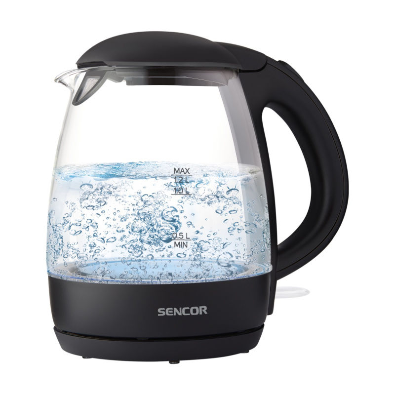 Sencor SWK 2300BK Skleněná rychlovarná konvice