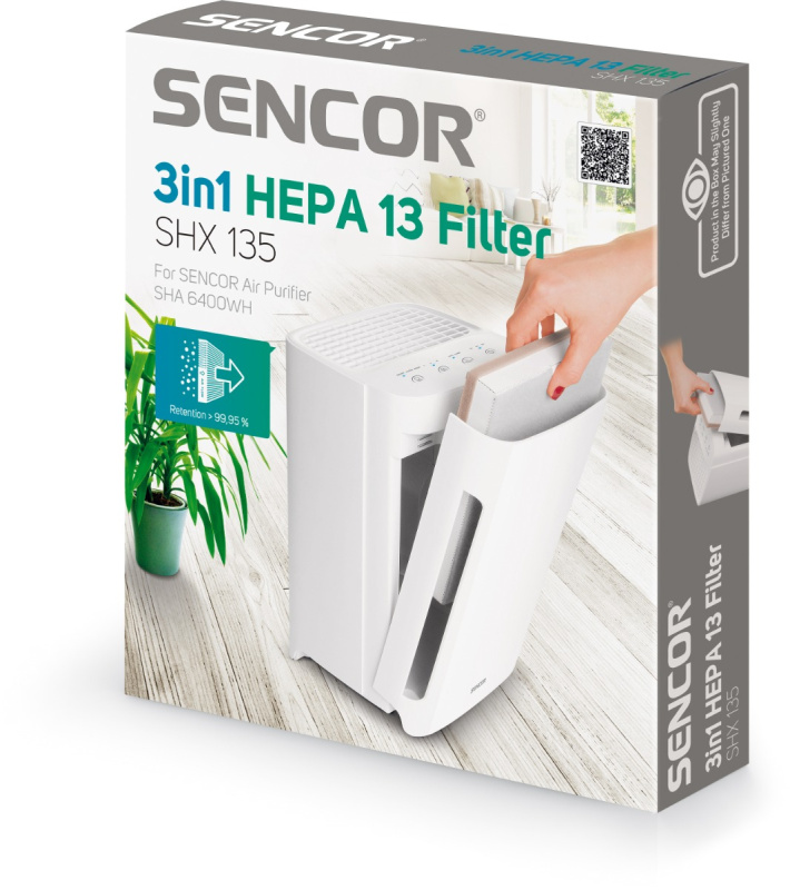 Sencor SHX 135 HEPA 13 Filtr 3 v 1