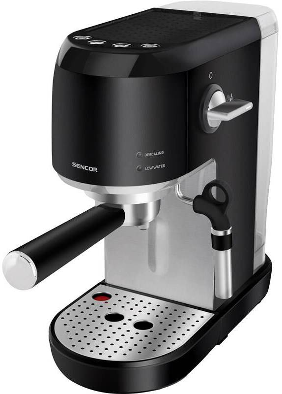 Pákový kávovar Sencor SES 4700BK / 1 400 W / 20 barů / černá / stříbrná Varianta: ivi1
