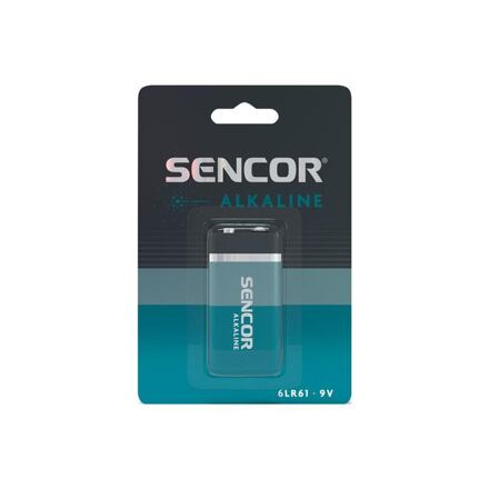 Sencor SBA 6LR61 1BP 9V Alkalická baterie 9V