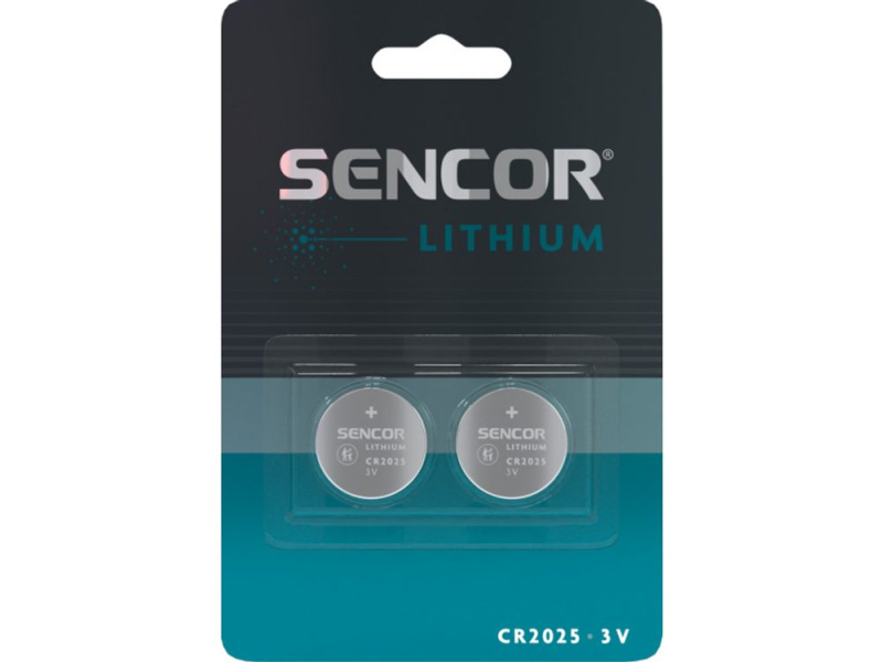 Sencor SBA CR2025 2BP Lithiová baterie CR2025