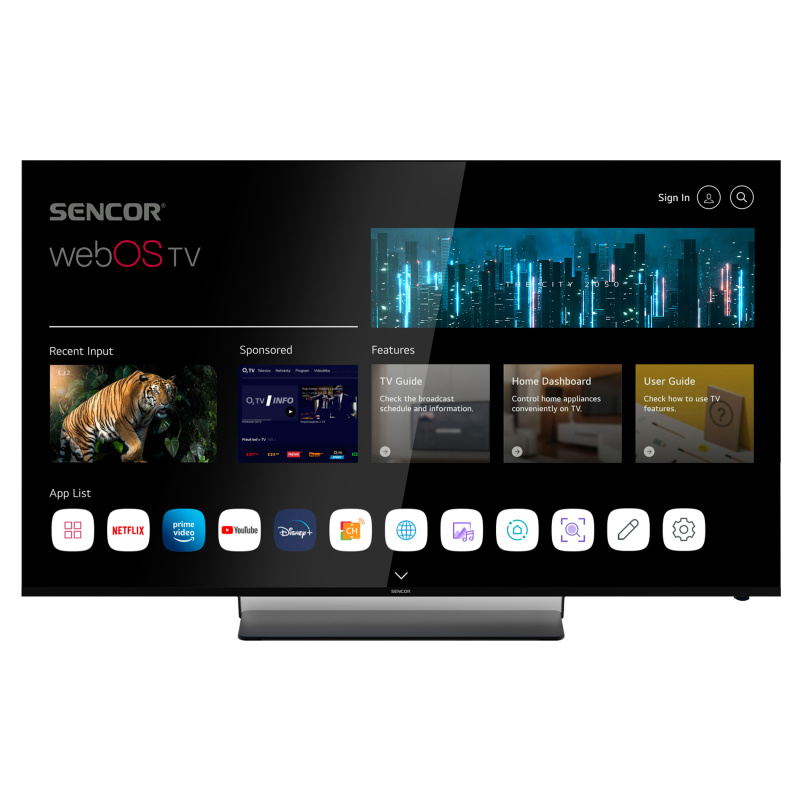 Sencor SLE 65US850TCSB 65" SMART UHD Televize