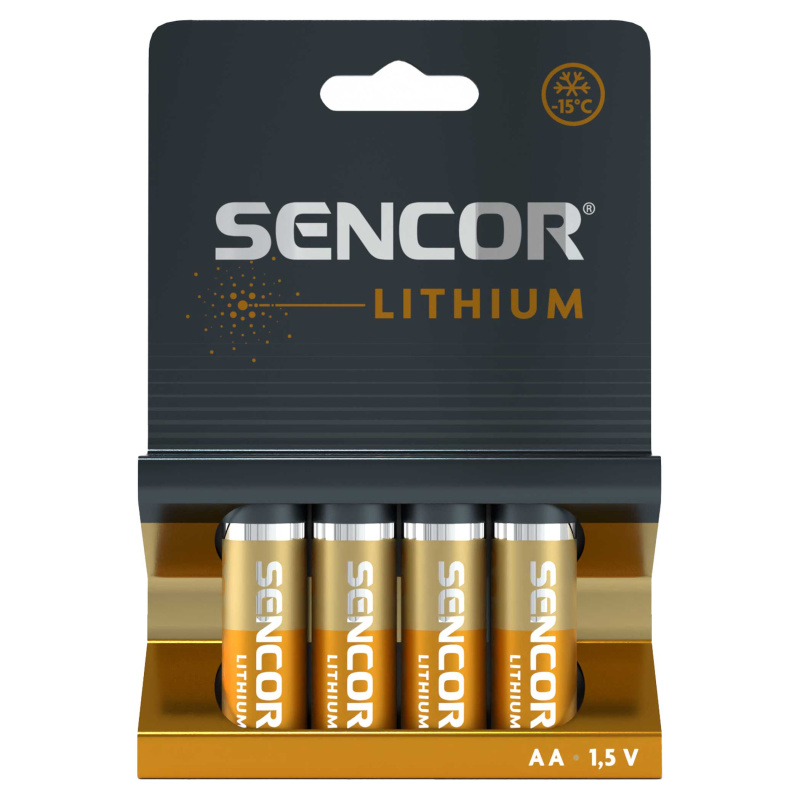 Sencor SBA FR6 4BL AA Li Lithiová baterie FR6