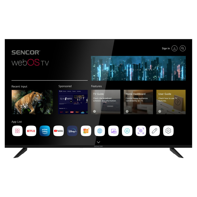 Sencor SLE 55US804B 55" SMART UHD Televize