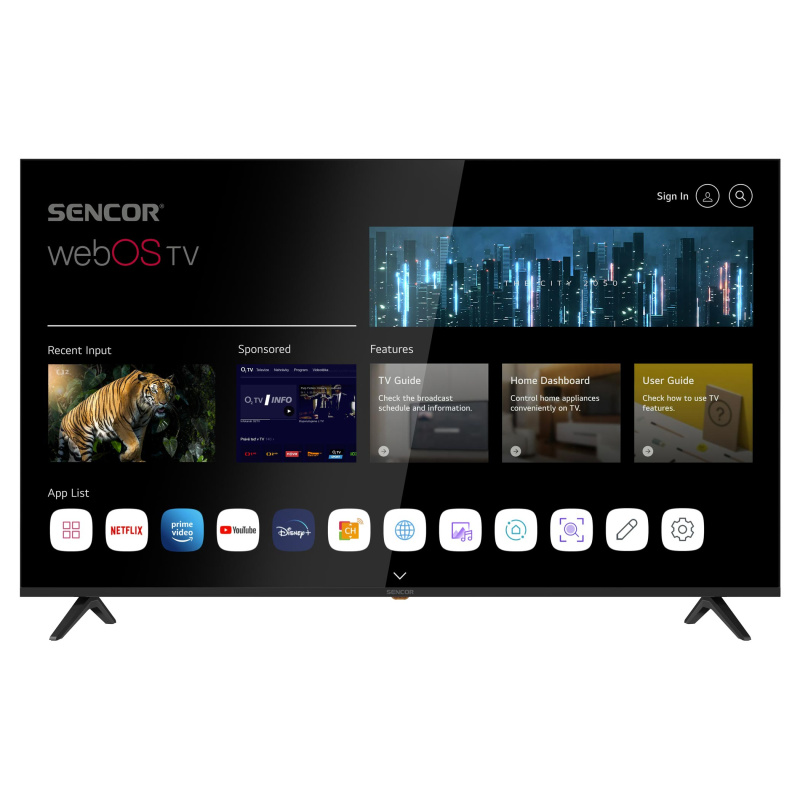 Sencor SLE 65US804B 65" SMART UHD Televize
