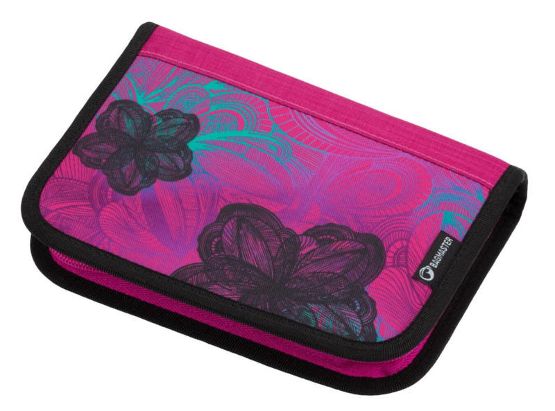 Bagmaster penál mark 20 a pink/black/turquoise BagMaster