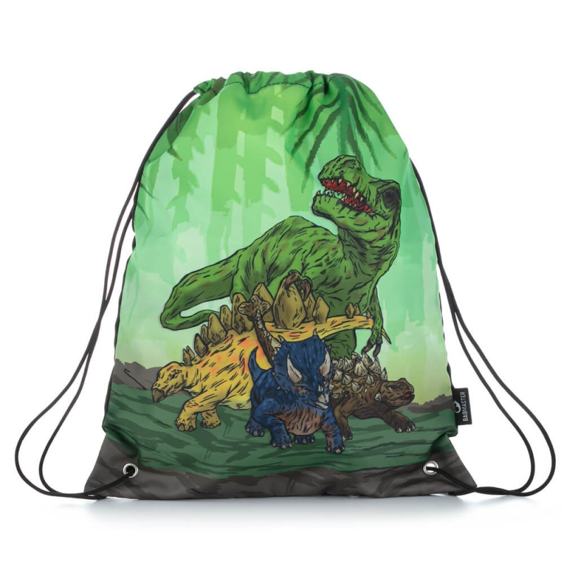 Bagmaster SÁČEK ALFA 21 C školní na přezůvky / tělocvik - dinosaur