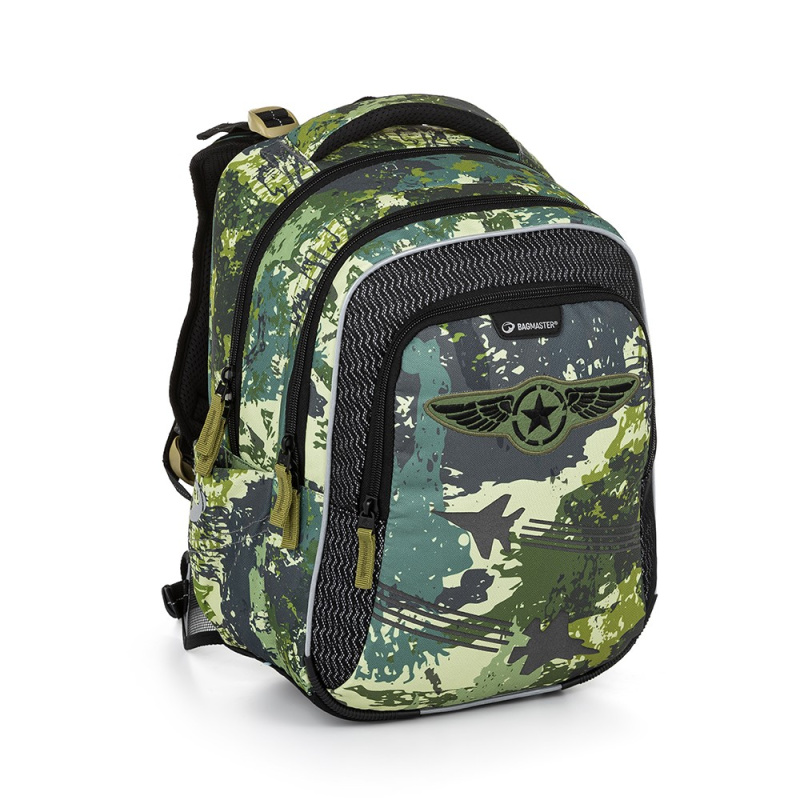 Bagmaster LUMI 22 C školní batoh - stíhačky