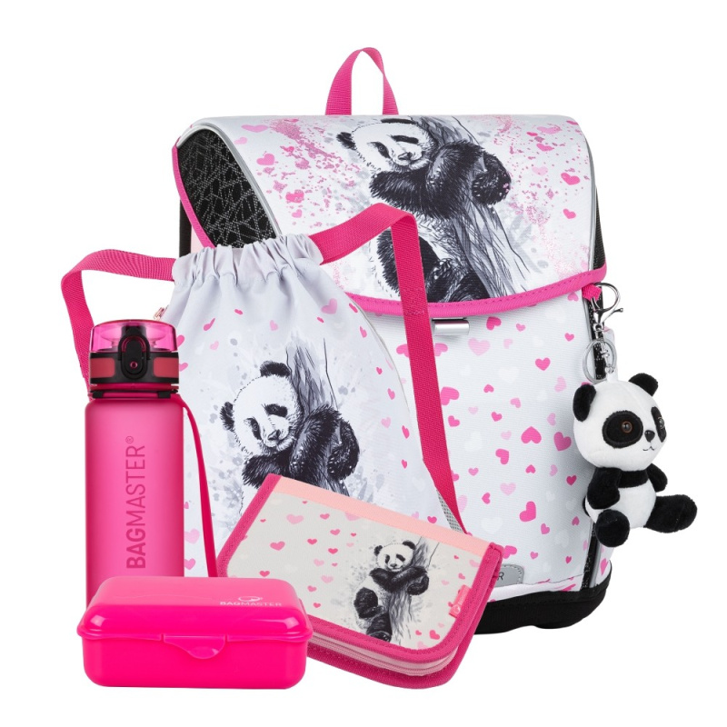 Bagmaster PRIM 23 B velký školní set pro prvňáčky - panda BagMaster