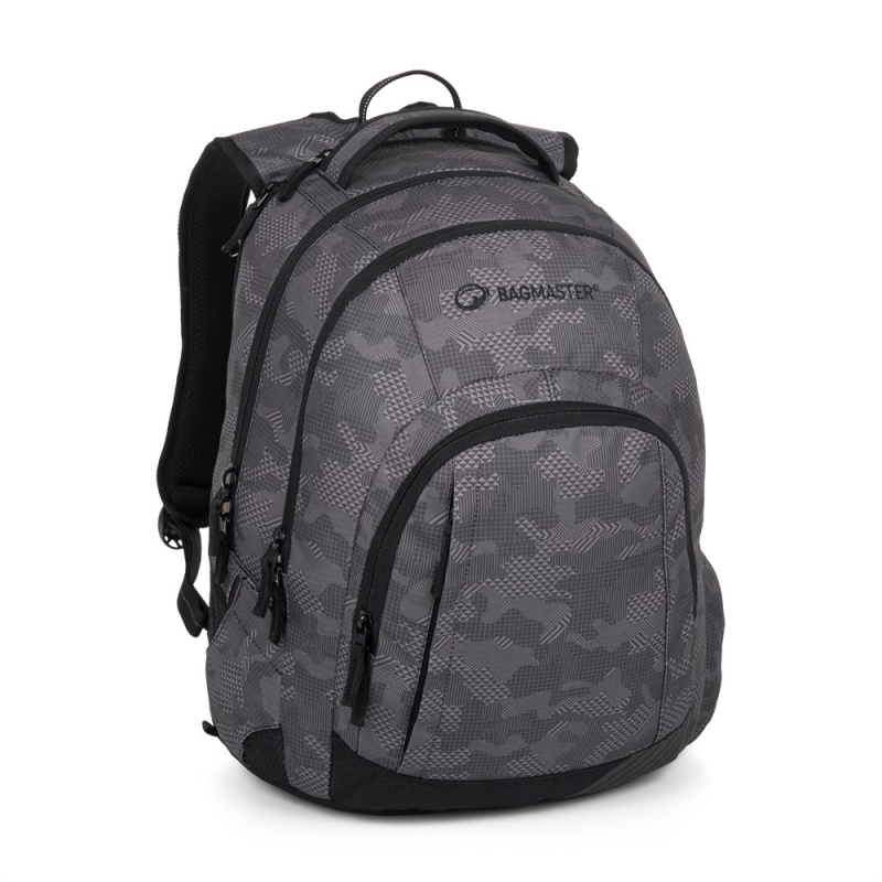 Bagmaster LINCOLN 24 A studentský batoh – šedý BagMaster