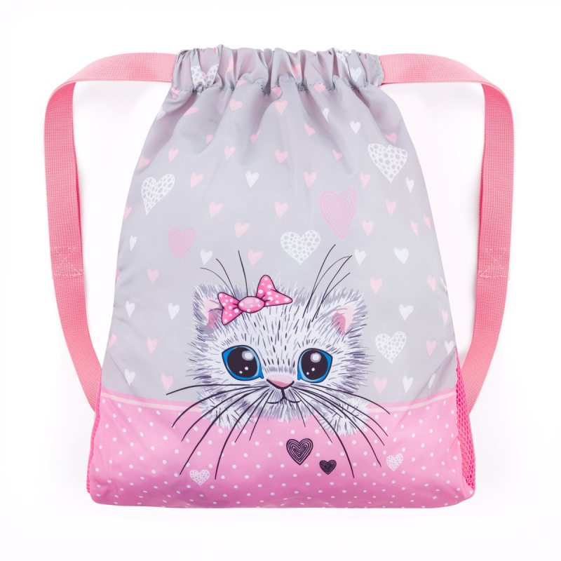Bagmaster SÁČEK PRIM 24 A školní na přezůvky / tělocvik – kočka BagMaster