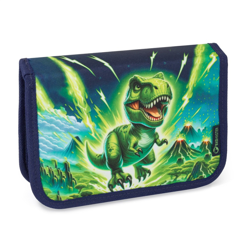 Bagmaster LUMI 25 C školní penál – dinosaurus BagMaster