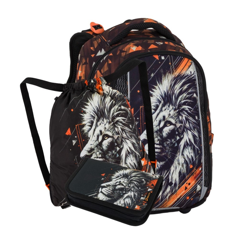 Bagmaster VEGA 26 A malý školní set pro prvňáčky – lev