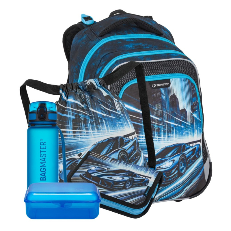 Bagmaster LUMI 26 C velký školní set pro prvňáčky – auto