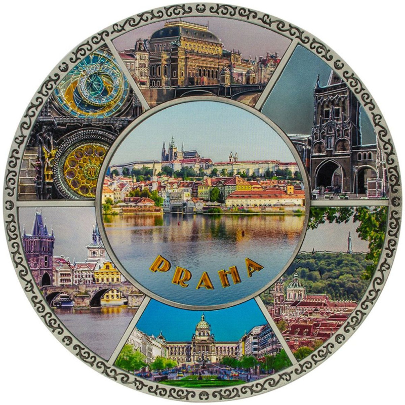 Dekorační talíř Česká republika