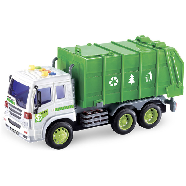 CITY SERVICE CAR - 1:16 Popelářské auto zelené