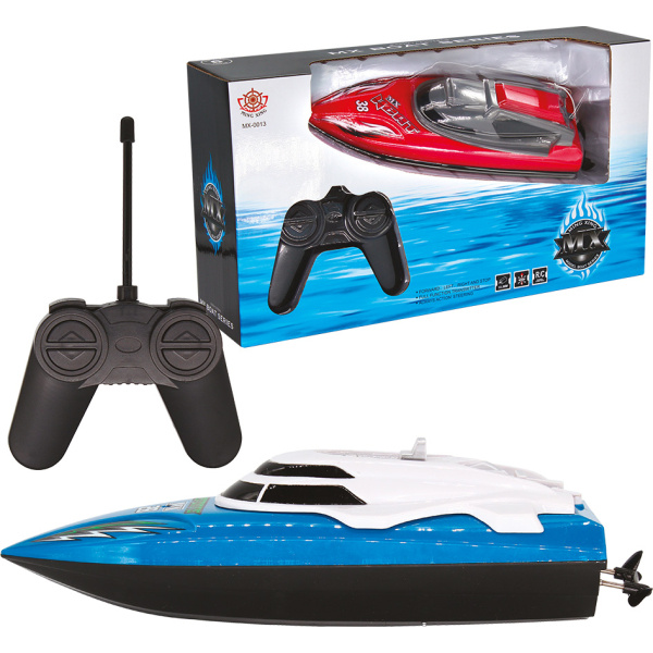 R/C Loď modrá - 4 kanálová