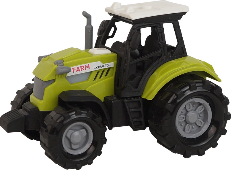 FARM SERVICE - Traktor se zvuky a světly - zeleno-červený