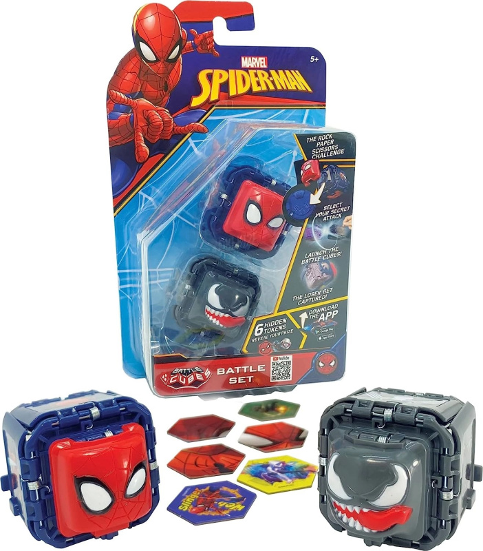 BATTLE CUBES Spider-Man více druhů