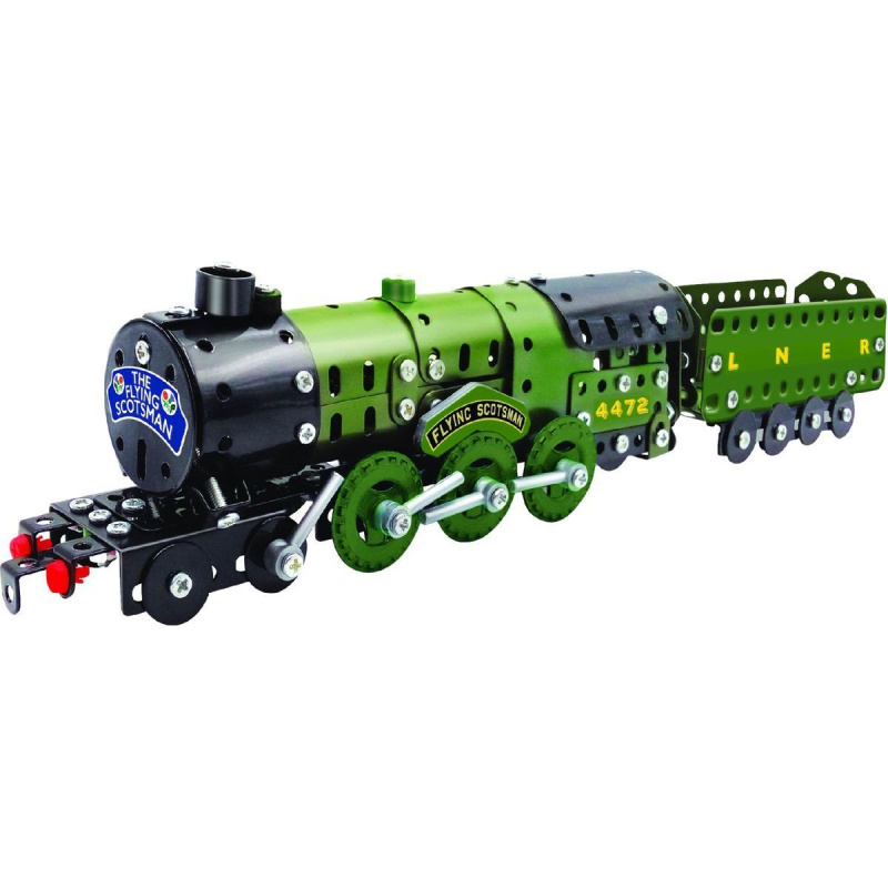 Kovová stavebnice Parní lokomotiva 340 dílků