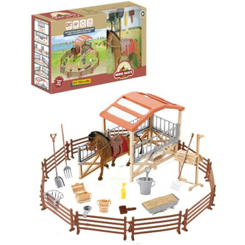 Koňská farma - velká sada 33ks