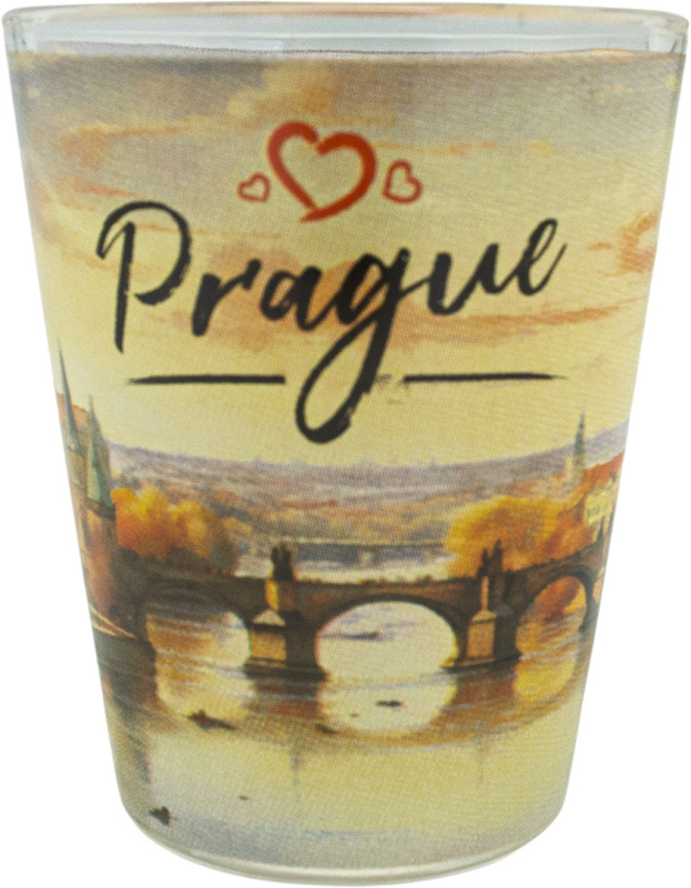 Panáček Karlův most skleněná figurka pro děti