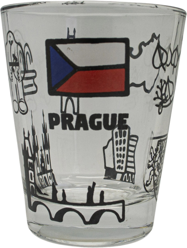 Panáček Top Praha skleněná figurka pro děti