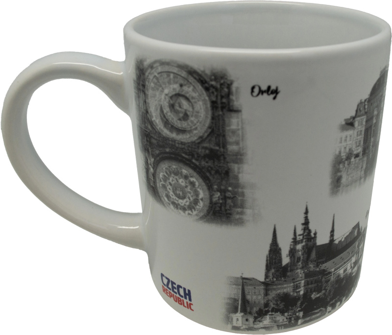 Bílý hrnek 250ml - TOP PRAHA