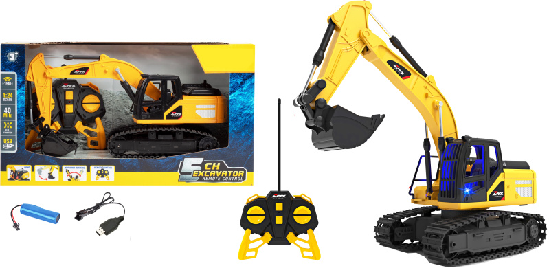 R/C Stavební stroje - Pásový BAGR 30,5 cm