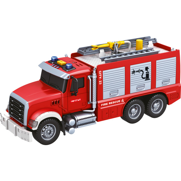 CITY SERVICE CAR - 1:14 - Hasičský vůz (se zvukem, světly, stříkací vodou a dalšími funkcemi)