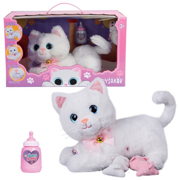 PLYŠÁKOV - Interaktivní kočička Micka