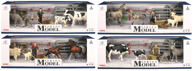 Zvířátka z farmy - Set farmářských zvířat U12 4 druhy