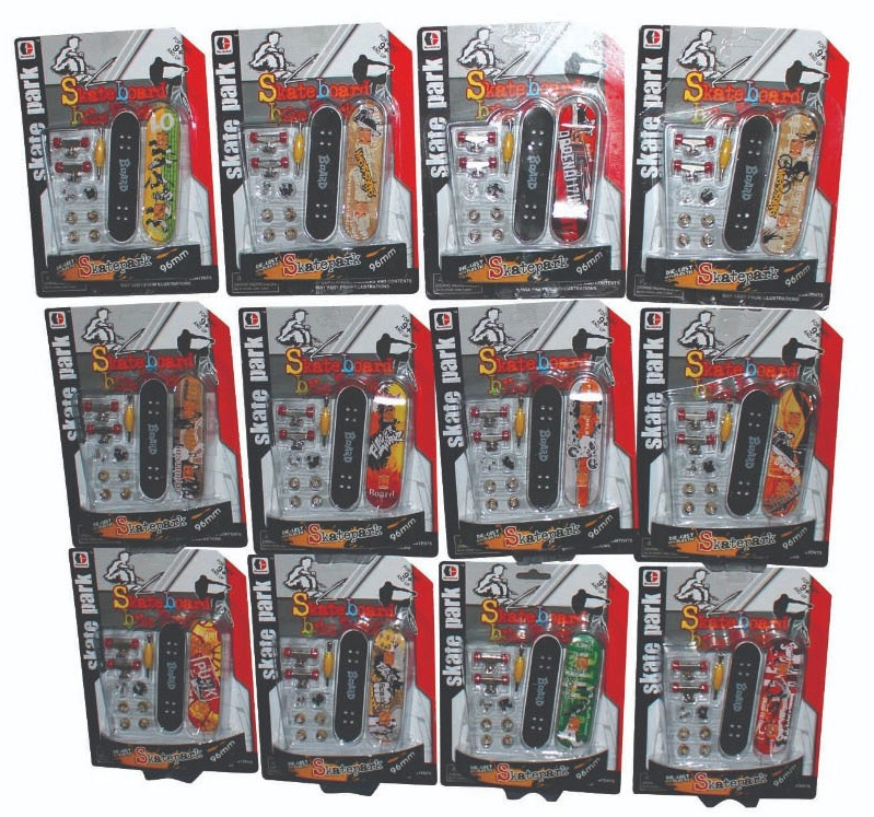 Skatepark fingerboard s příslušenstvím – různé varianty