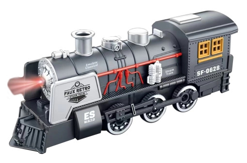 Retro Vláček SF-0628 se Zvukovými a Světelnými Efekty 20 cm