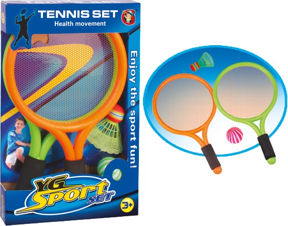 Velký dětský tenisový a badmintonový set 39 cm