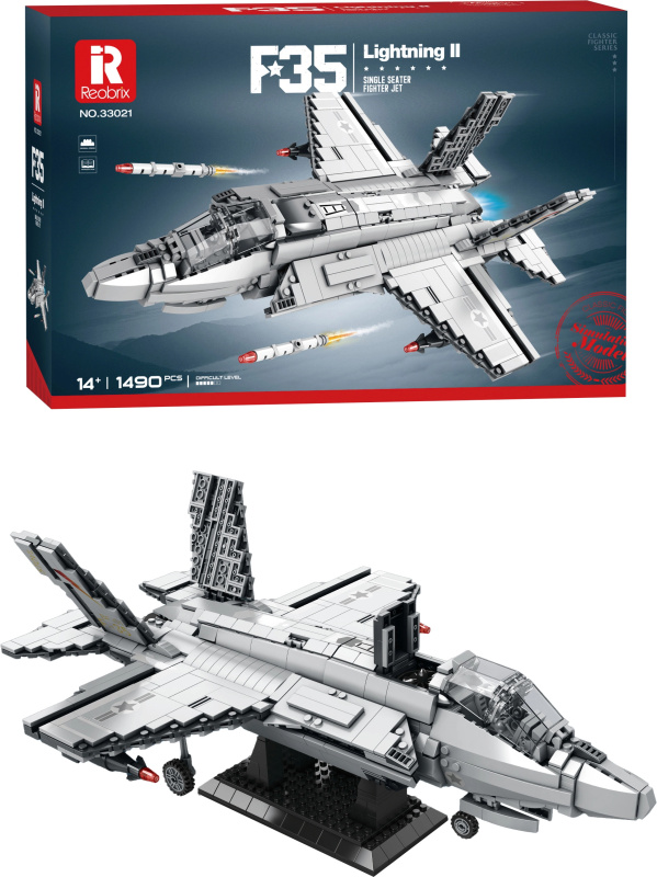 Stavebnice Stíhačky F-35 - 1490 Dílků