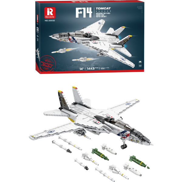 Stavebnice Stíhačky F-14 Tomcat – 1443 Dílků