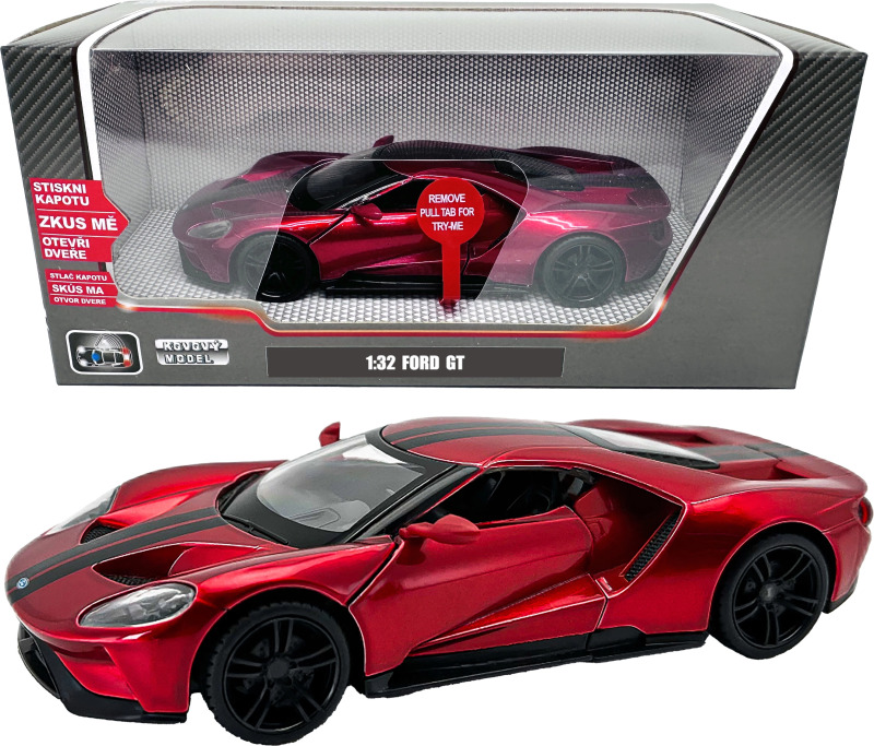 Kovový model - 1:32 Ford GT 2017 se světlem a zvukem
