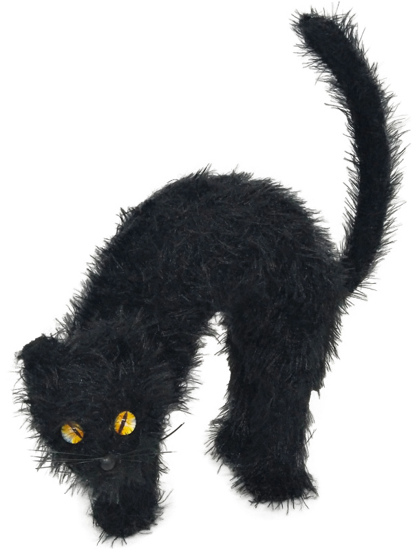 PARTY doplňky - černý kocour 22 cm