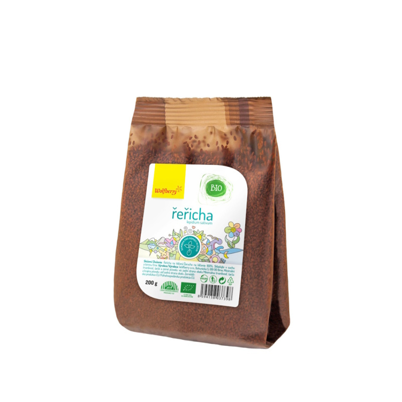 Řeřicha semínka na klíčení BIO 200g Wolfberry