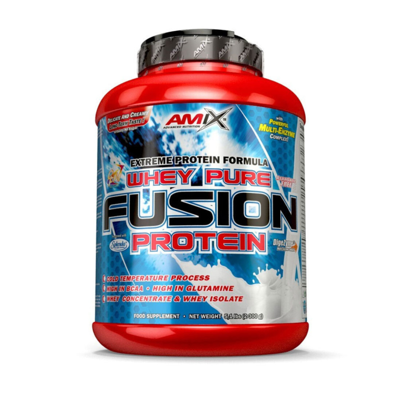 AMIX Whey Pure Fusion Protein, 1000 g Příchuť: Jahoda