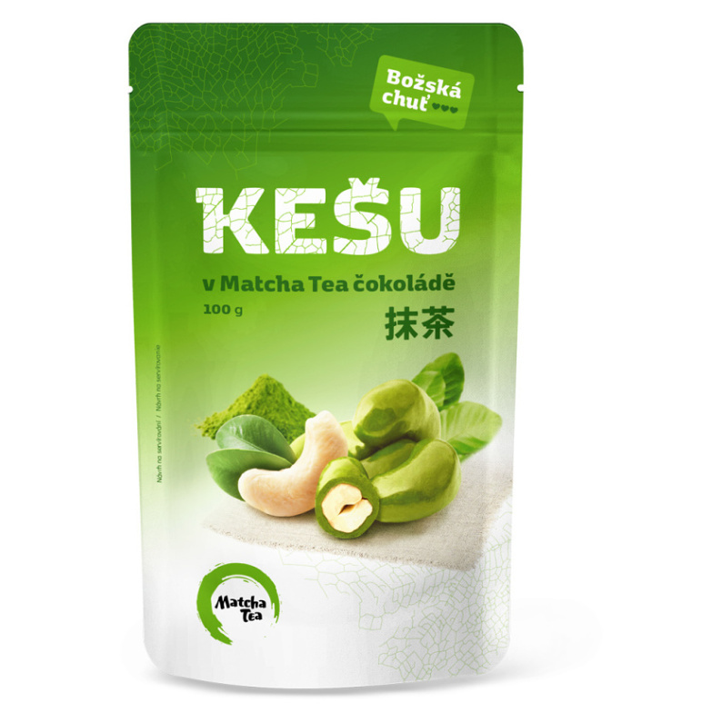 Matcha Tea Kešu v bílé čokoládě 100 g