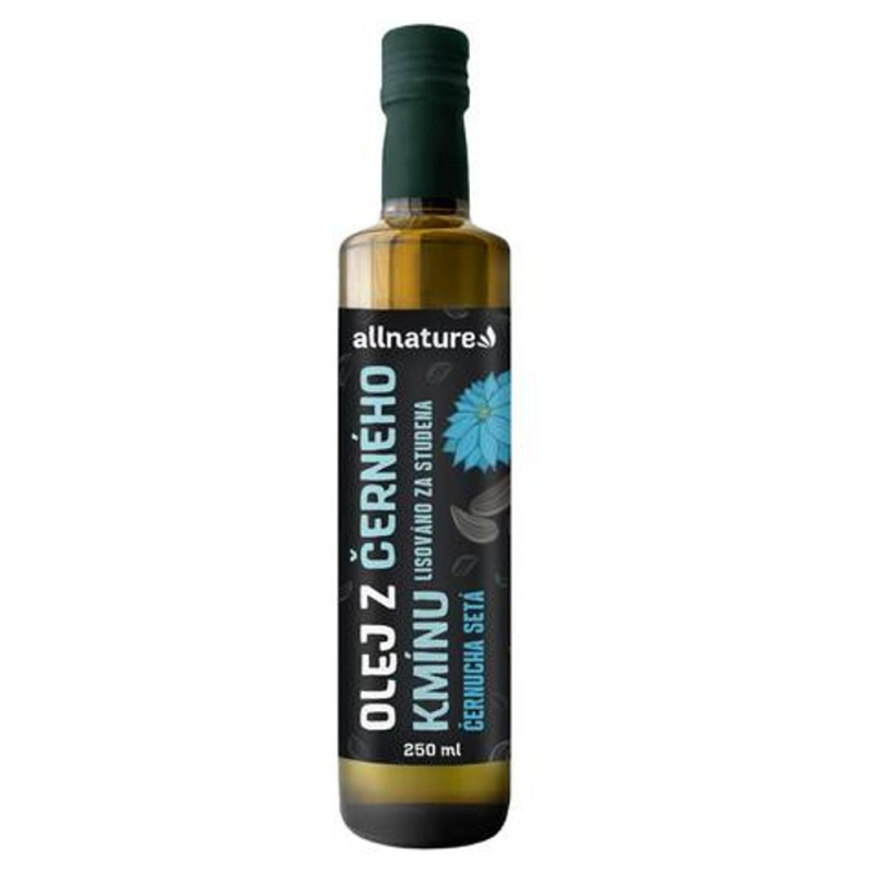 Allnature Olej z černého kmínu BIO 250 ml
