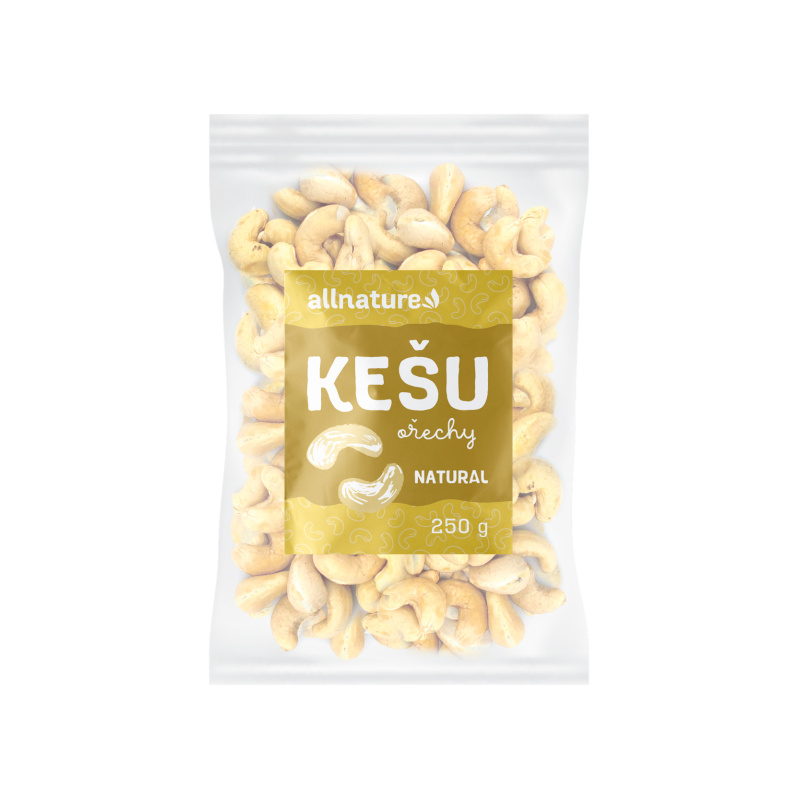 ALLNATURE Kešu jádra 250 g