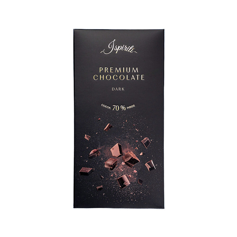 ISPIRITI Hořká čokoláda 70% 80 g