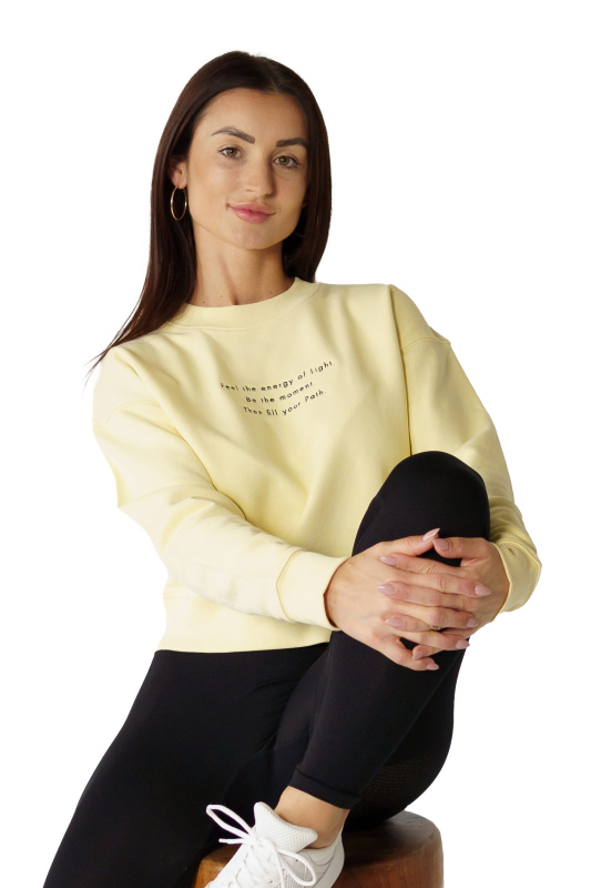 BJP Dámská mikina the Energy, máslová Velikost: M