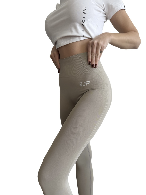 BJP Women Active Wear Legíny, béžová Velikost: XS