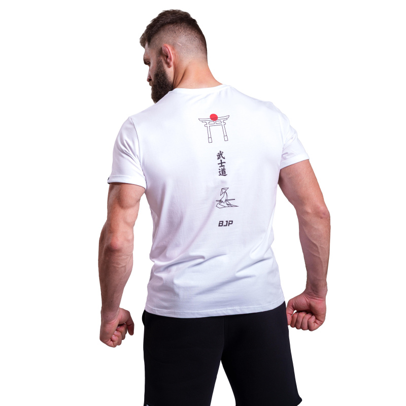 Tričko BJP BUSHIDO Sacred Passage, bílá Velikost: XL